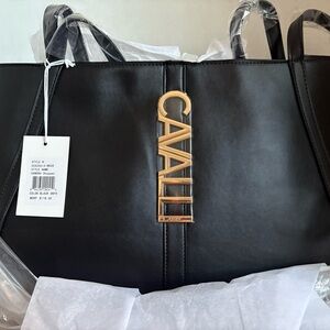 Cavalli Class Sandra Shopper Shoulder Bag